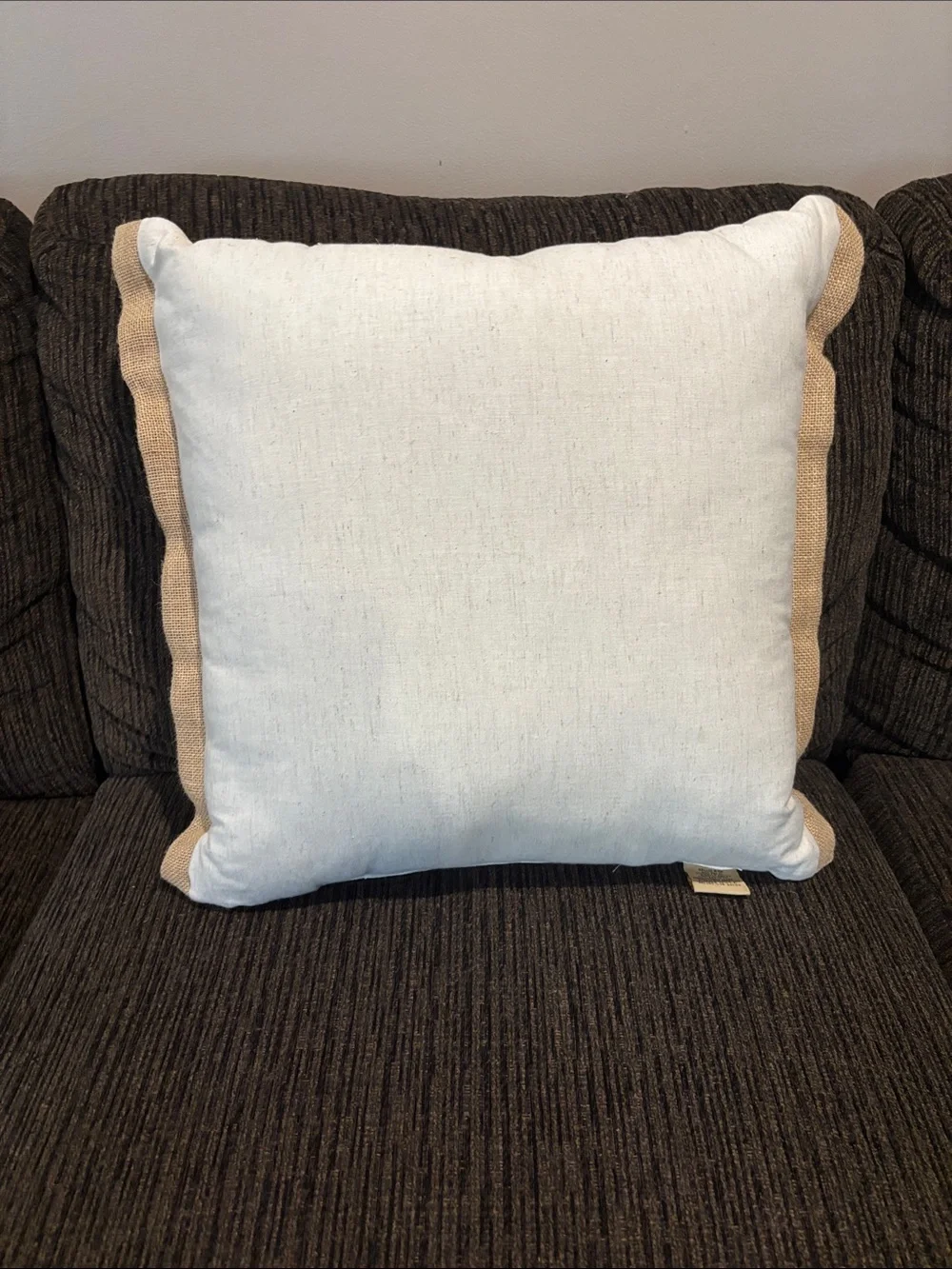 Harvest Market Fresh Picked Pumpkins Decorative Pillow - Cream & Orange